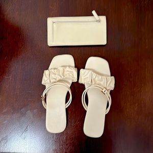 Cute shoes & matching wallet!